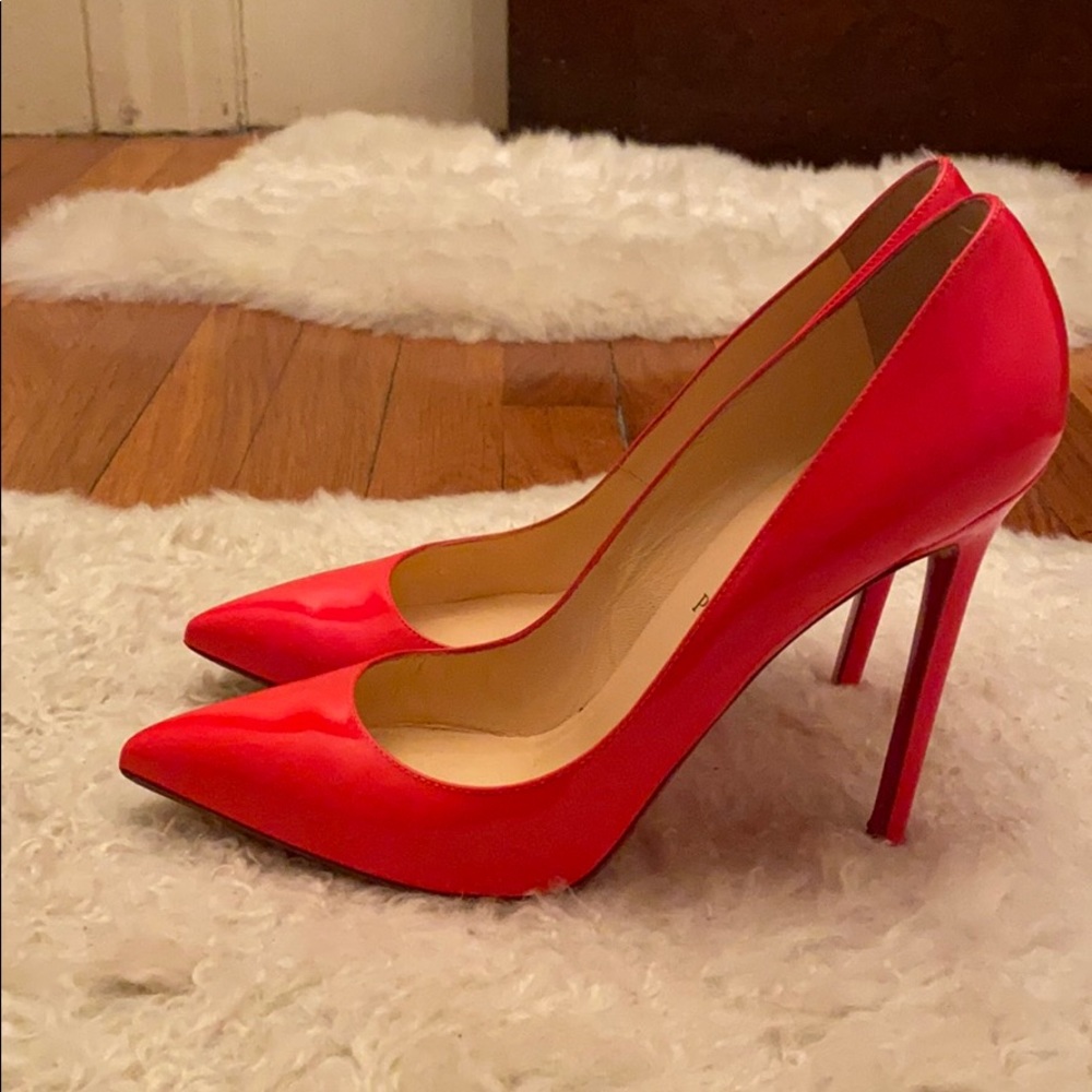 Louboutin Pigalle 120 Fluo Chic Pumps - Picture 3 of 8